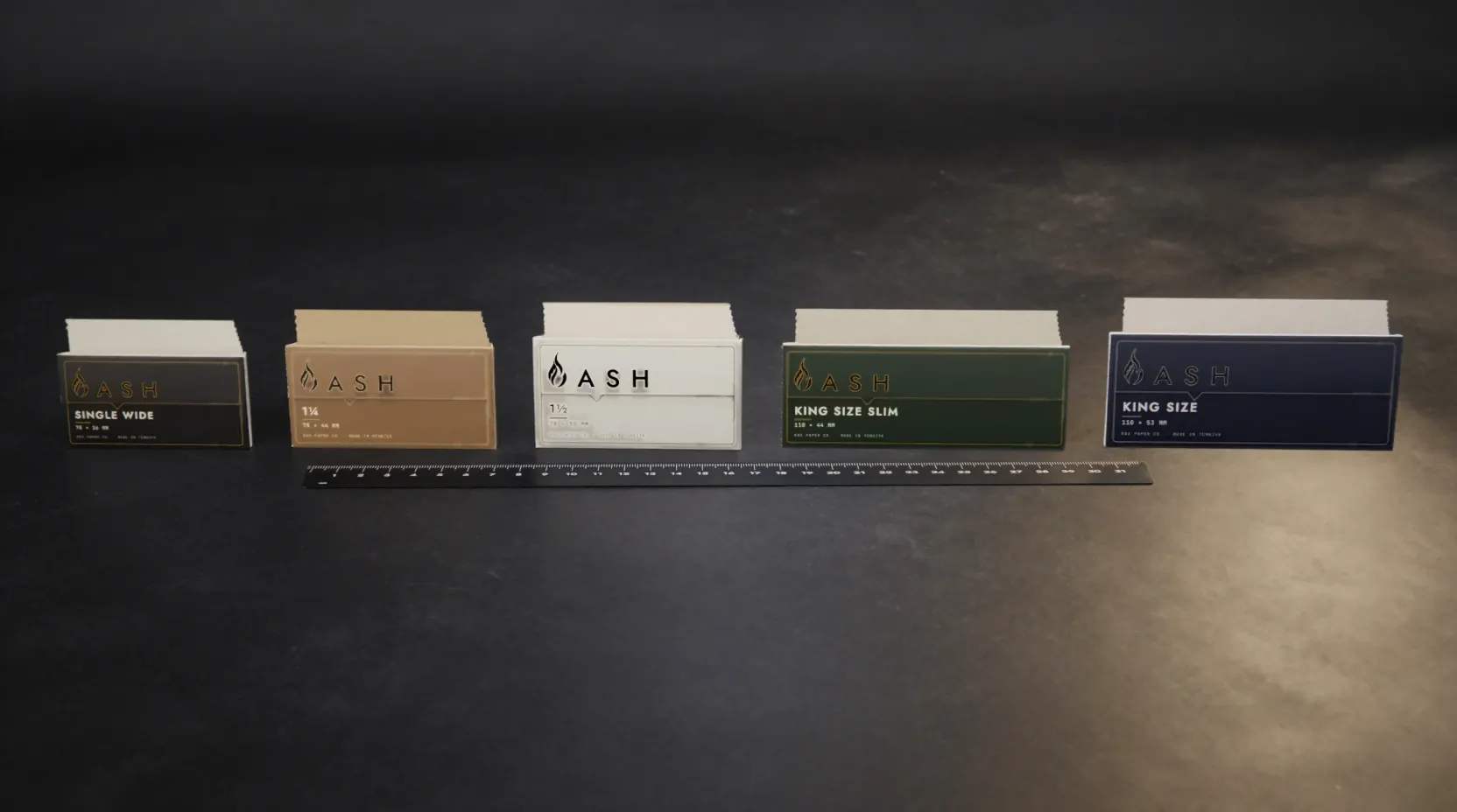 ASH Single Wide, 1¼, 1½, King Size Slim, King Size